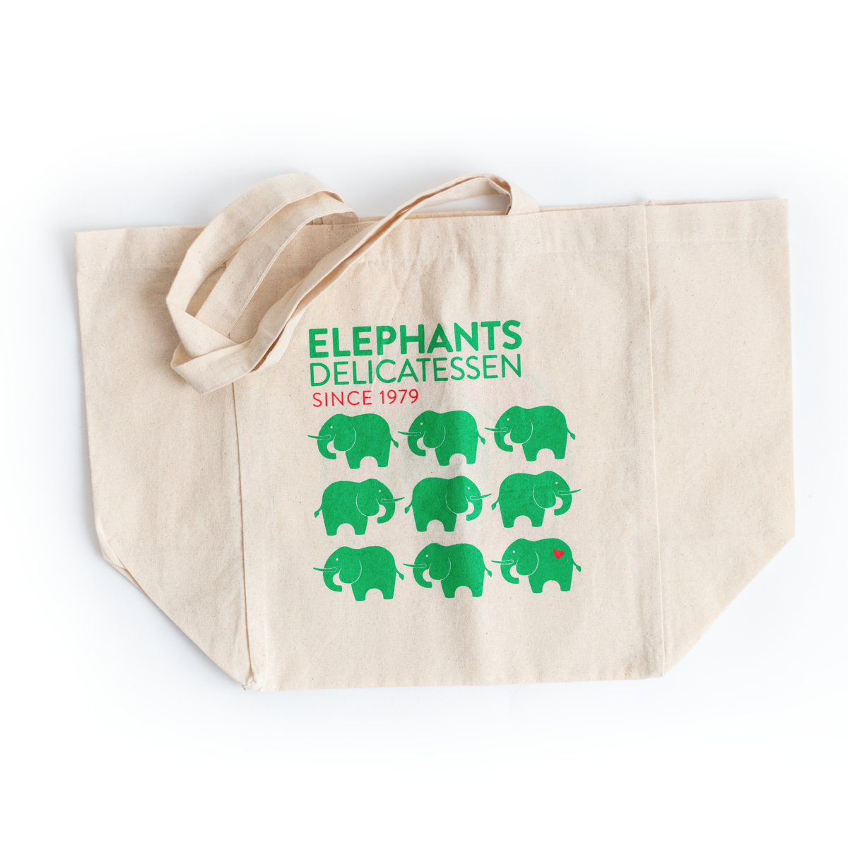 Elephants Canvas Bag