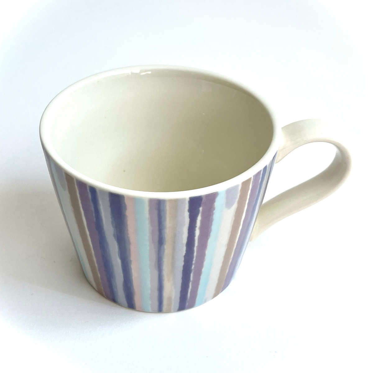 Hazel Mazel Purple Striped Mug