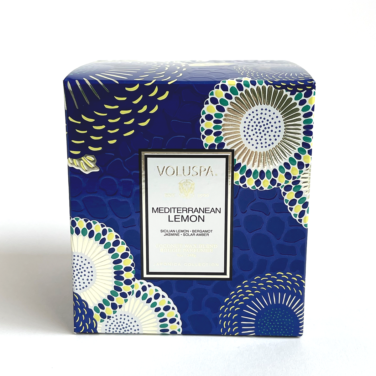 Voluspa Candle Classic Mediterranean Lemon - Nine Ounce