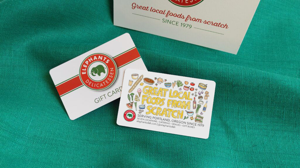 Elephants Delicatessen Gift Cards
