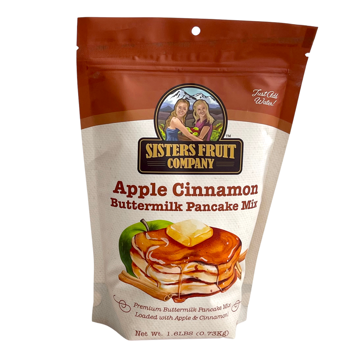 Sisters Pancake Mix Apple Cinnamon