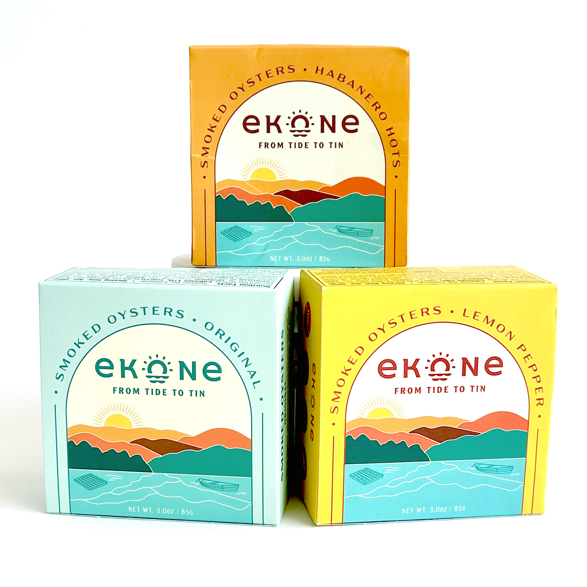 Ekone Smoked Oyster Trio