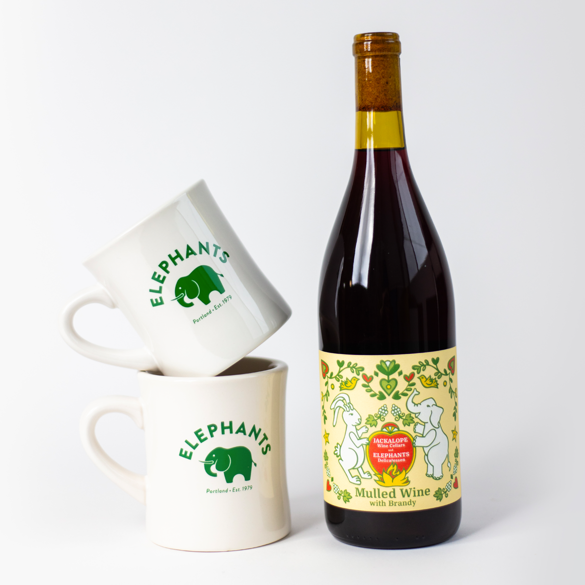 Jackalope Wine Cellars x Elephants Delicatessen Mulled Wine Gift Set