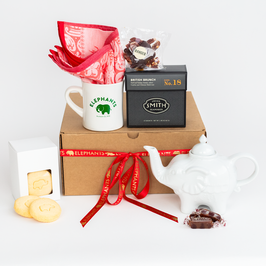 Elephants Delicatessen Tea & Cookies Gift Box