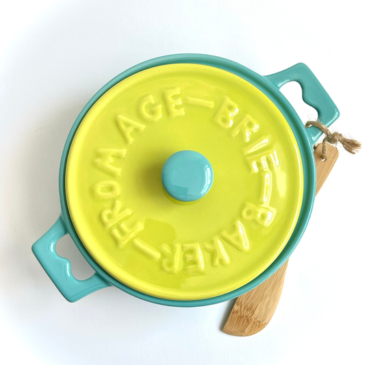 Hazel Mazel Brie Baker with Spoon