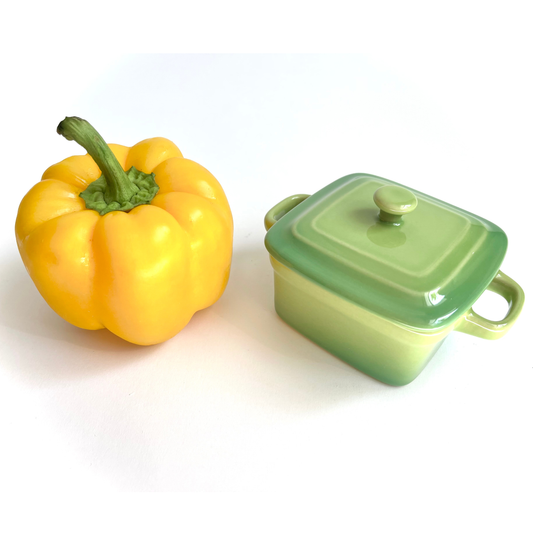 Hazel Mazel Green Ombre Stoneware Mini Baker