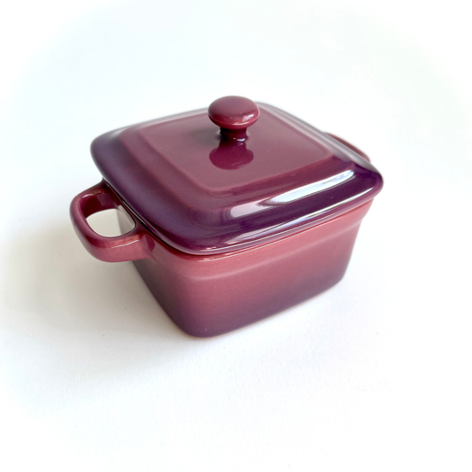 Hazel Mazel Purple Ombre Mini Stoneware Baker