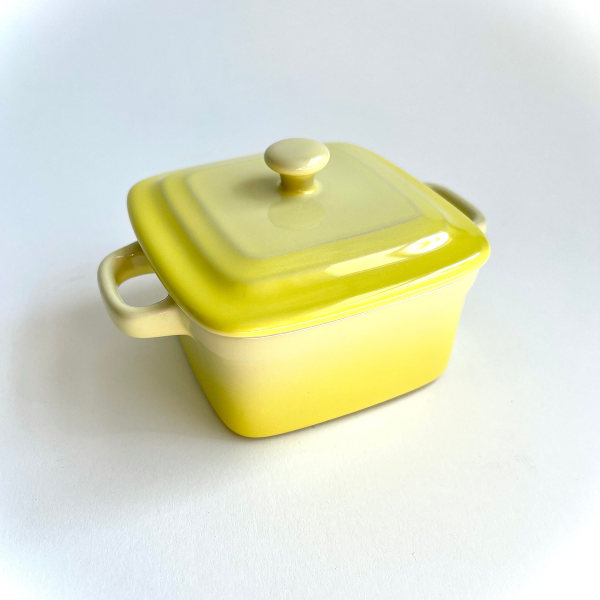 Hazel Mazel Yellow Ombre Mini Stoneware Baker