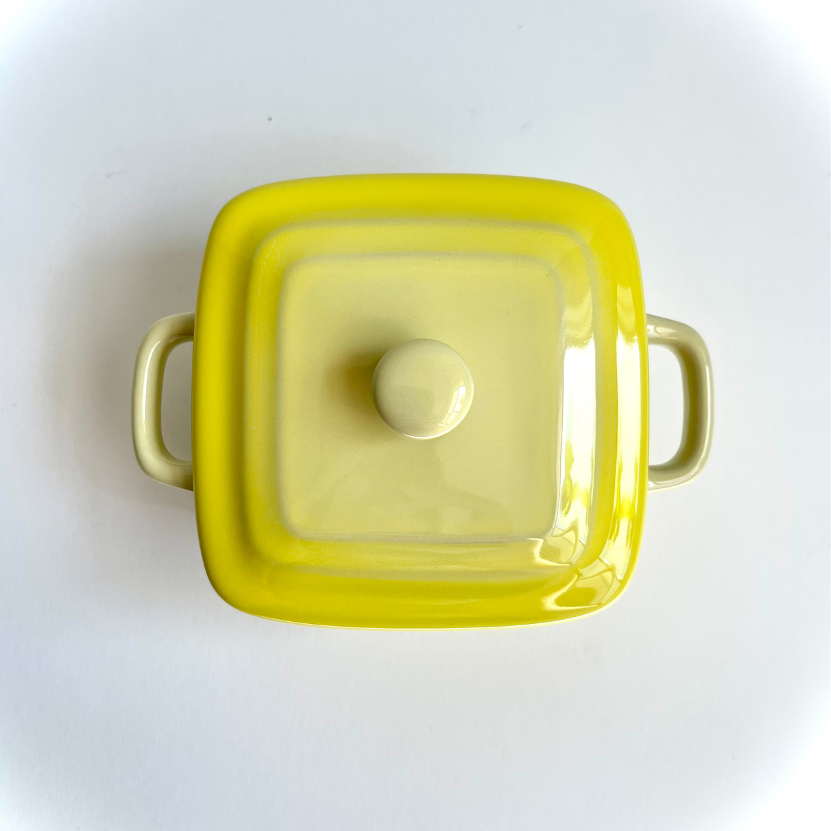 Hazel Mazel Yellow Ombre Mini Stoneware Baker