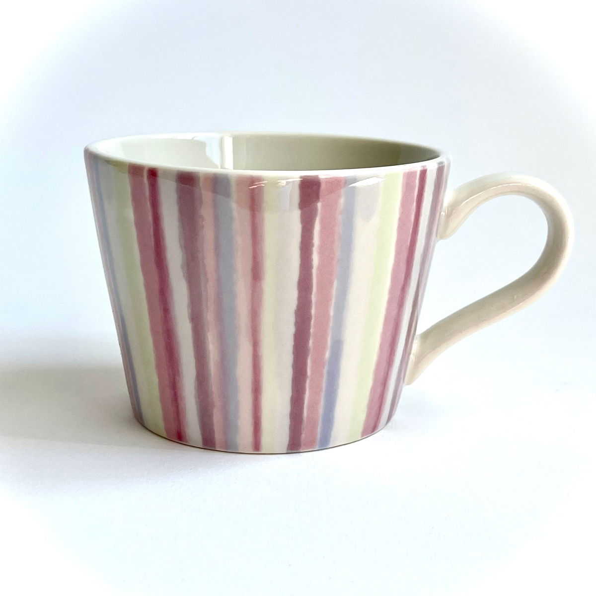 Hazel Mazel Pink Striped Mug