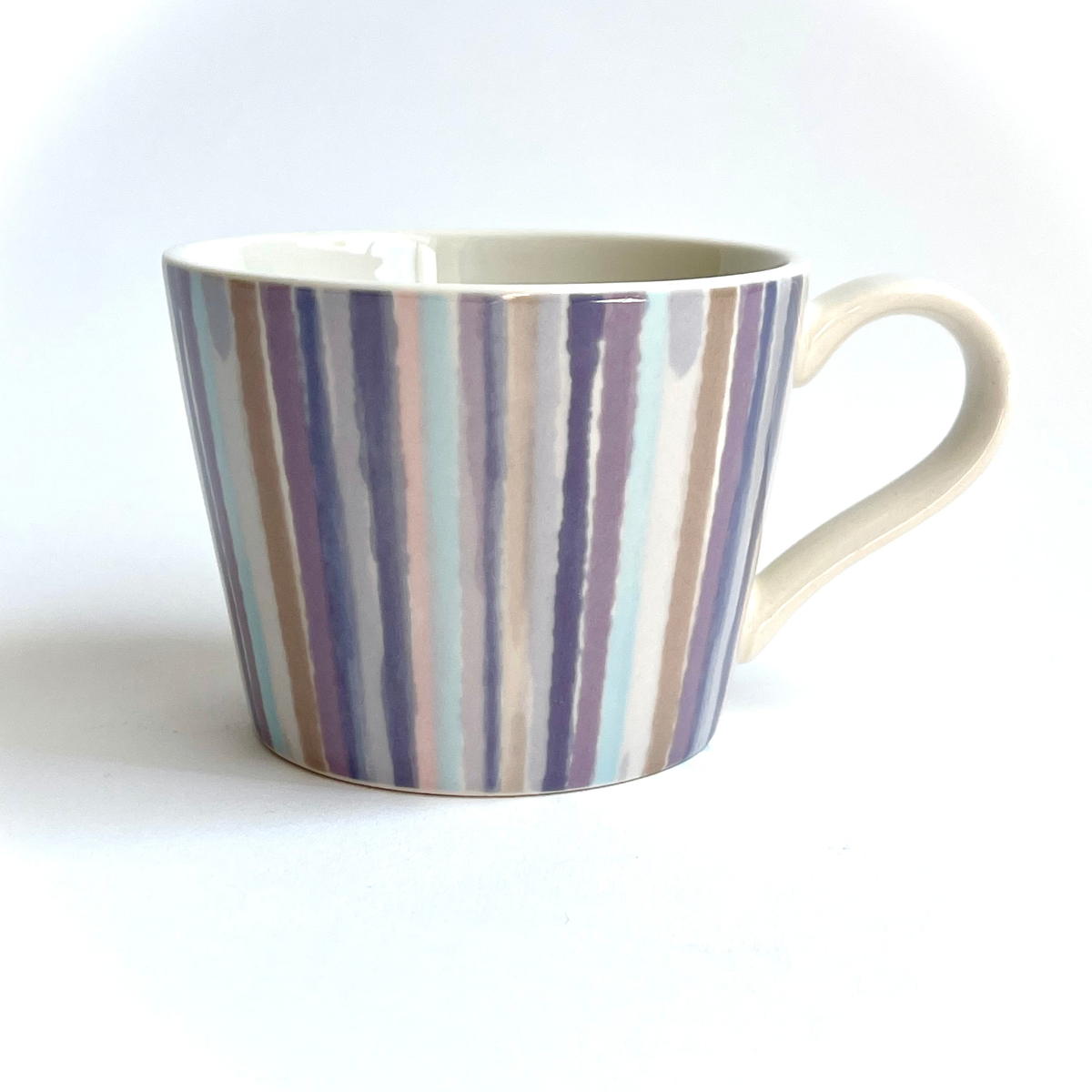 Hazel Mazel Purple Striped Mug
