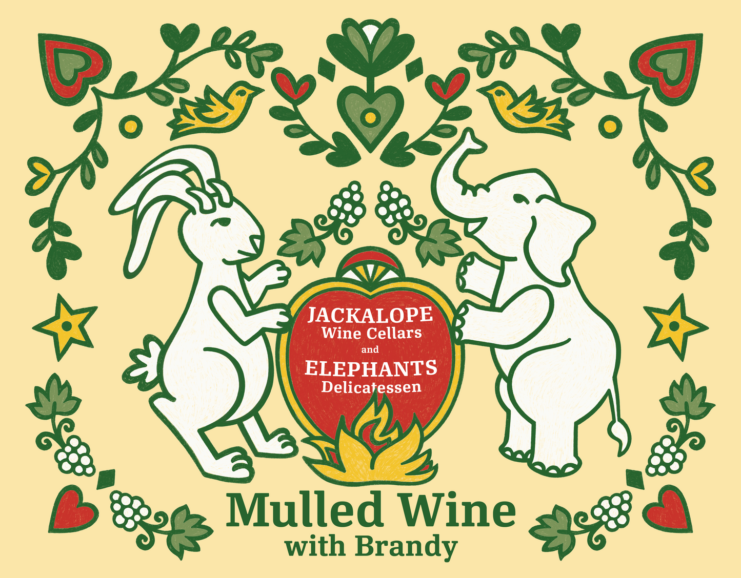 Jackalope Wine Cellars x Elephants Delicatessen Mulled Wine Gift Set