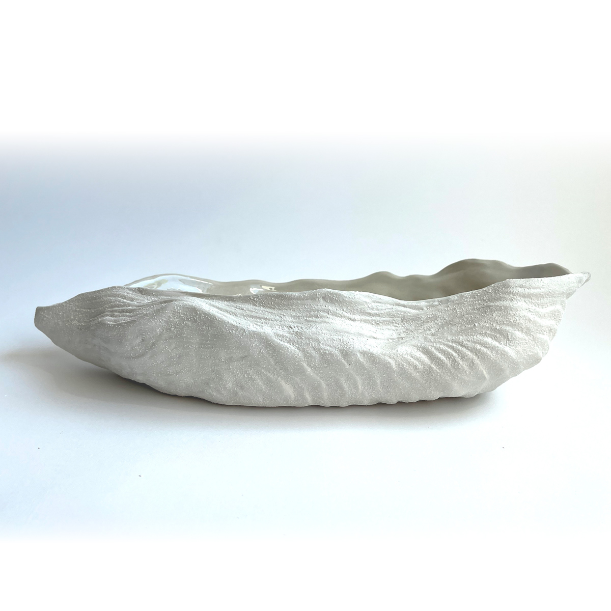 Creative Co-Op Stoneware Shell Shaped Dish