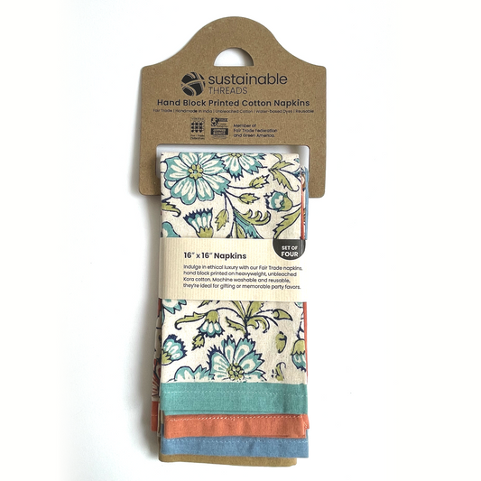 Sustainable Threads Napkin Set Bloom Reverie