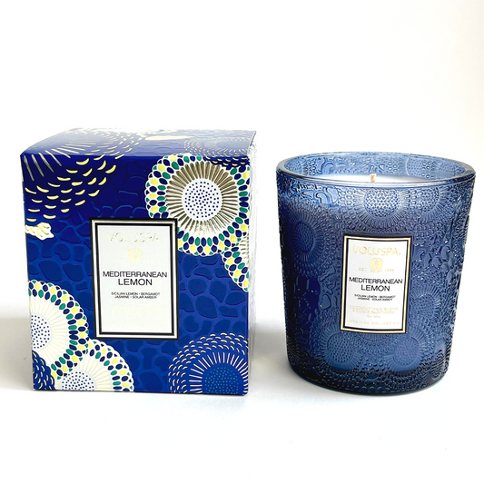 Voluspa Candle Classic Mediterranean Lemon - Nine Ounce