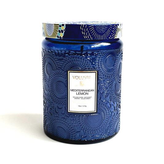 Voluspa Large Jar Mediterranean Lemon - 18 Ounce